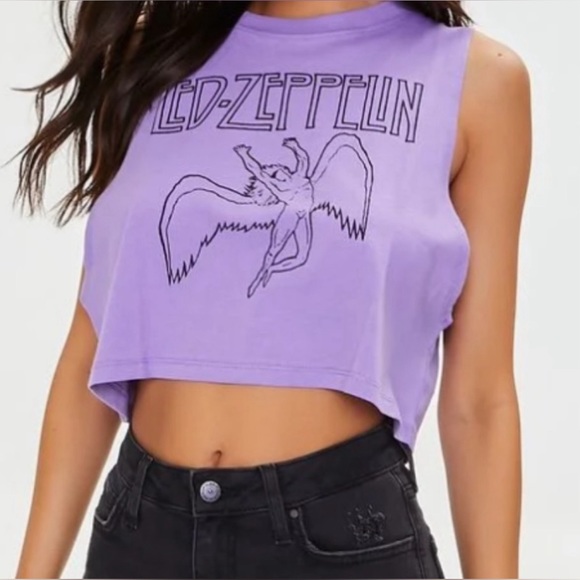 Led Zeppelin Purple Muscle Tank - Picture 1 of 6